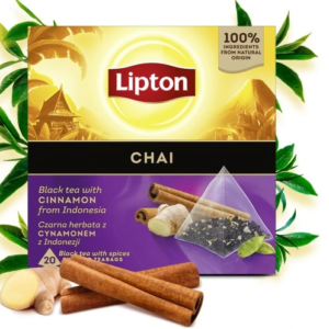 LIPTON EX 20SZT- BLACK CHAI 34G /12 piram