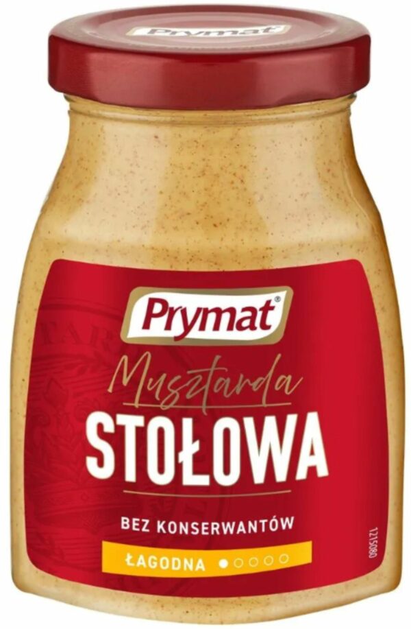 PRYM. MUSZTARDA STOŁOWA 185G /9