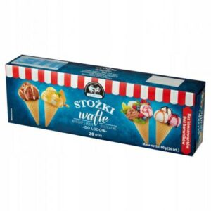 SŁAWOJ WAFLE DO LODÓW STOŻKI 80G /20