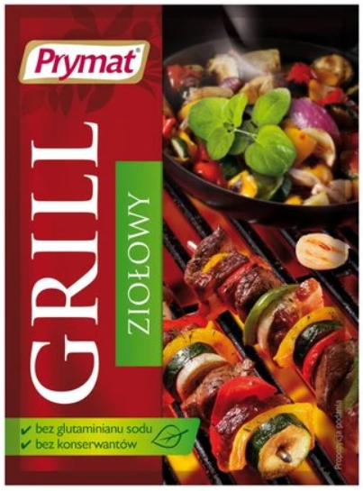 PRYM. PRZYPRAWA GRILL ZIOŁOWY 20G