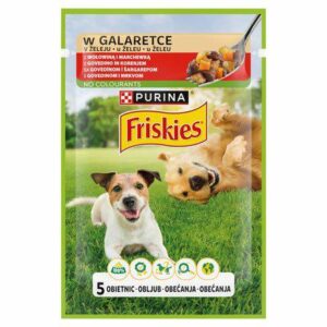 P FRISKIES PIES SASZ. WOŁOWINA Z MARCHEWKĄ 85G/26