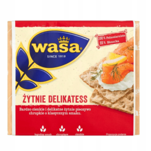 WASA PIECZYWO CHRUPKIE ŻYTNIE 210G/12