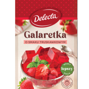 DELECTA GALARETKA TRUSKAWKA 70G/20
