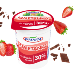 N PIĄTNICA ŚMIETANA 30% 400G/12