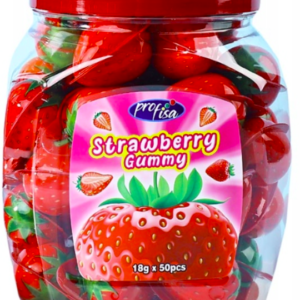 G PROFISA STRAWBERRY GUMMY 18G/50 @"163" ŻELKI TRUSKAWKI