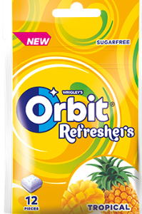 GUMA ORBIT TORB. REFRESHES TROPICAL 26G/15 NOWOŚĆ