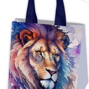 TORBA TKANA LEW/PANDA/SŁOŃ/ŻYRAFA 34x34x18/25