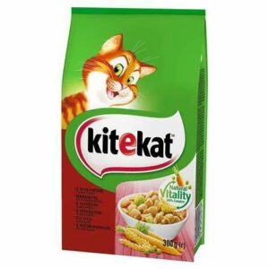 P KITEKAT 300G-SUCHY WOŁOWINA -WARZYW/14 TORBA
