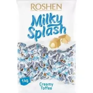 ROSHEN cuk.MILKY SPLASH TOFFEE 1KG /5