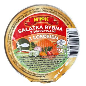 MK 150G SAŁATKA Z WARZYWAMI Z ŁOSOSIA