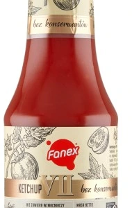 FANEX KETCHUP NR VII 580G BUTELKA /4 SZKŁO
