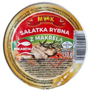 MK 150G SAŁATKA PIKANTNA Z MAKRELĄ/12