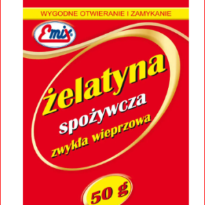 EMIX ŻELATYNA SPOŻYWCZA 50G/25