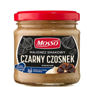 MOSSO MAJONEZ SM. CZARNY CZOSNEK 200ML/6