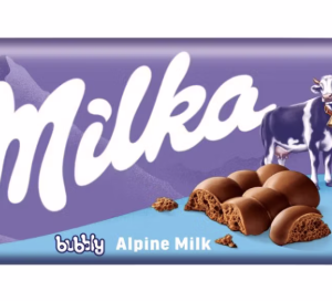 MILKA CZEKOLADA 90g BUBBLY MILK /14