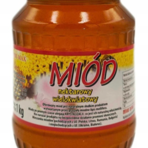 MIÓD MINIMAX 1KG PSZCZELI WIELOKWIAT./6 RYDEŁKO