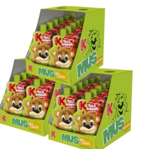 KUBUŚ MUS 100% 100G MARCHEWKA JABŁKO BANAN TRUSKAWKA