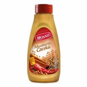 MOSSO MUSZTARDA PET CZESKA 320G/6 plastik