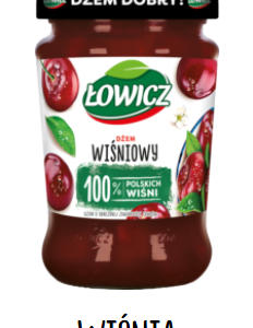 ŁOWICZ DŻEM WIŚNIOWY 280g /8