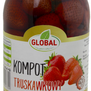 GLOBAL KOMPOT TRUSKAWKA 0,9L/8