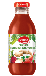 FORTUNA SOK 0,33L POMID-WARZWNY+IMBIR/15WW+