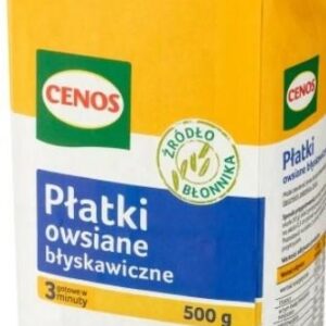 CENOS PŁATKI OWSIANE BŁYSKAWICZNE 500G/10 TORBA