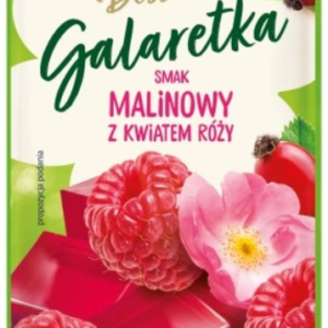 KRUGER GALARETKA MALINA Z KWIATEM RÓŻY 75G/25