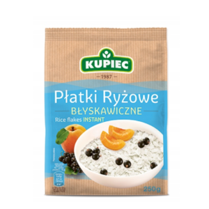 KUPIEC PŁATKI RYŻOWE BŁYSKAWICZNE 250G/6
