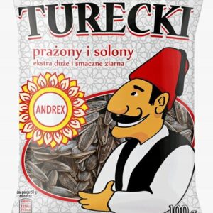 ANDREX SŁONECZNIK TURECKI PRAŻONY SOLONY 100G/20 solony