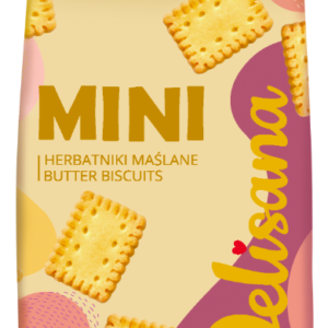 DELICPOL TORBA MINI HERBATNIKI MAŚLANE 100G/12