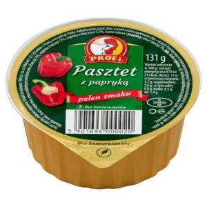 PASZTET DROBIOWY PAPRYKA 131G/24 PROFI
