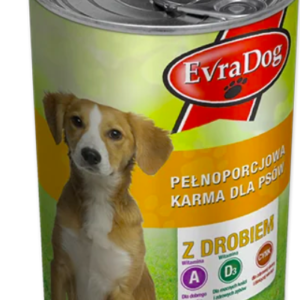 EVRA DOG PIES 415G PUSZKA DRÓB/12