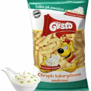 CHRUPKI GUSTO KUKURYDZIANE ŚMIETANA-CEBULA 100G/18