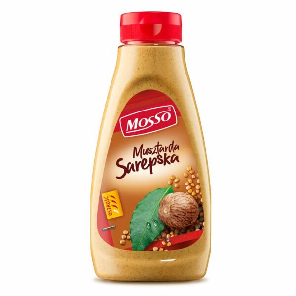 MOSSO MUSZTARDA PET SAREPSKA 320G/6 plastik