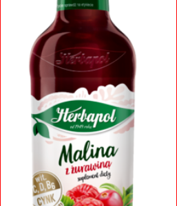HERBAPOL SYROP MALINA-ŻURAWINA 420ML/8