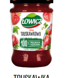 ŁOWICZ DŻEM TRUSKAWKOWY 280g N/S /8
