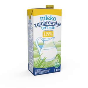 N MLEKO UHT ZAMBROWSKIE 1,5% 1L/12