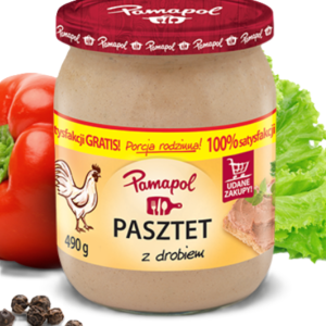 PAMA PASZTET 490G DROBIOWY/4 słoik
