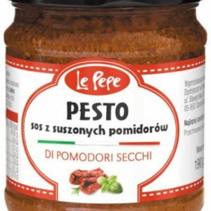 LE PEPE PESTO 190G SOS Z SUSZ. POMIDORÓW /12 CZERWONE