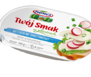 N PIĄTNICA SEREK TWÓJ SMAK PLASTRY ŚMIETANKOWY 150G/10