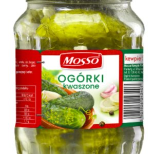 MOSSO sł.OGÓRKI KWASZONE 720ML/6