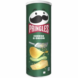 PRINGLES CHIPSY 165G CHEESE ONION /19