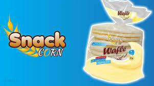 WAFLE SNACK CORN ZBOŻ-RYŻOWE 56G/12