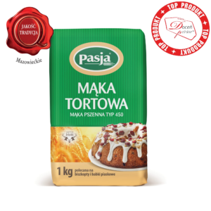 JELONKI MĄKA PASJA 450 TORTOWA 1KG /10 zielona