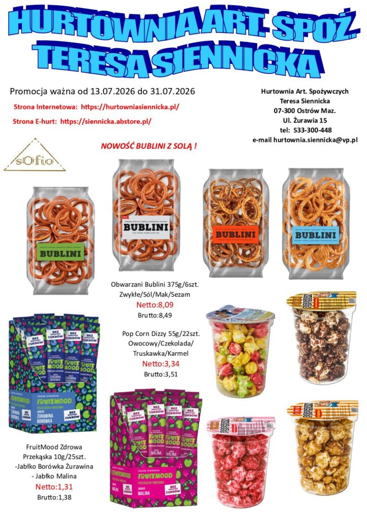 Podgląd pierwszej strony: Aktualna gazetka