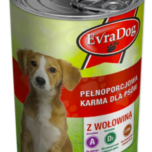 EVRA DOG PIES 415G PUSZKA WOŁOWINA/12