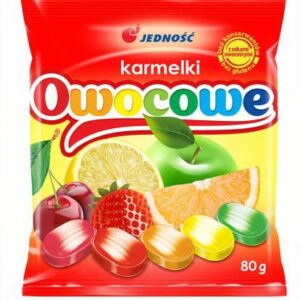 JEDNOŚĆ LANDRYNY OWOCOWE 80G/24