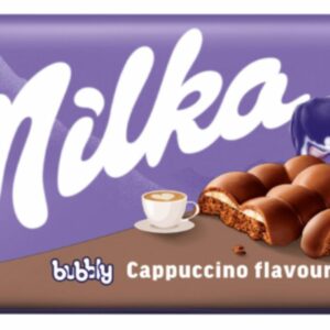 MILKA CZEKOLADA 97G BUBBLY CAPPUCCINO FLAVOUR /12