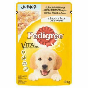 P PEDIGREE JUNIOR 100G SASZ-KURCZAK I RYŻ/24