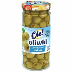 OLE! OLIWKI ZIELONE DRYLOWANE CAŁE 240ML/12 /240g
